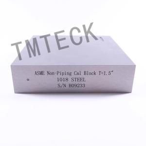 Non Piping T 1.5 1018 Steel Asme Ut Calibration Block