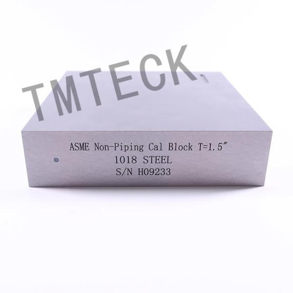 China Non Piping T 1.5" 1018 Steel Asme Ut Calibration Block factory