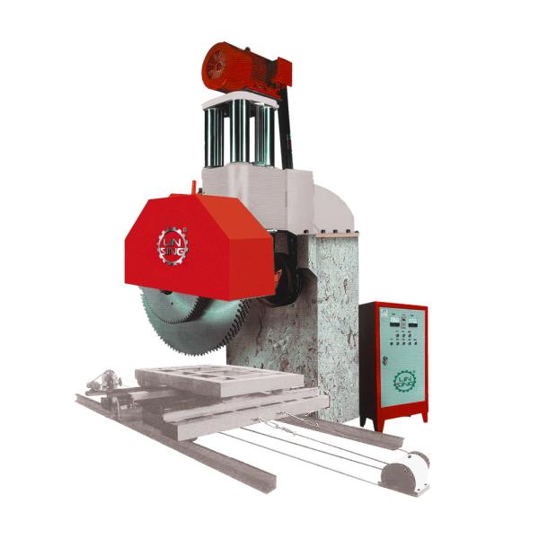 Single Arm Multi-blade Stone Cutting Machine for Granite Block in Red Stone