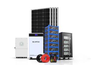 China Off Grid Photovoltaic Solar Energy System 5Kw 10Kw 12Kw Complete Hybrid Solar Power Systems Kit For Home factory
