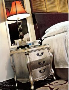 China Luxury Hotel Bedroom Room Furniture,Nightstand,Side Table,SR-026 factory