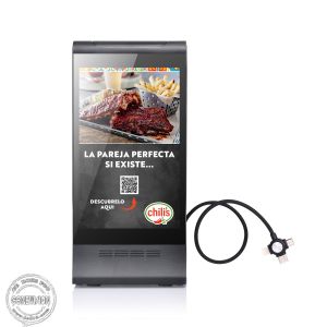 China FCC 800x1280 Dual Screen LCD Video Player For Advertising factory