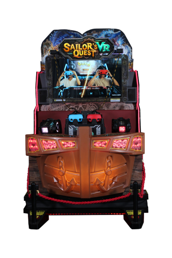 Unis 2P Sailor 'S Quest VR Interactive Video Game Machine 9d Vr Theater