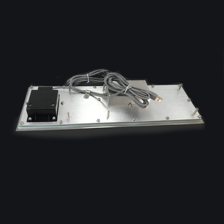 Embedded Typa Industrial Keyboard With Trackball 304 Stainless Steel Material