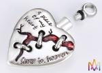 23.5g Heart Memorial Charms For Ashes