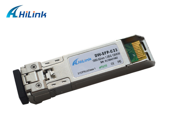 120km 1550.92nm Optical Transceiver 1.25G DWDM SFP Module