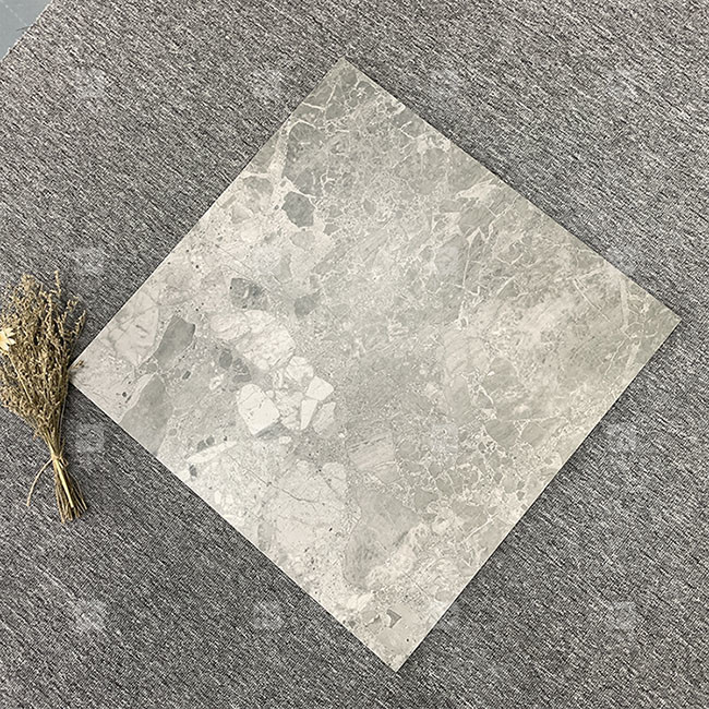 Full Body Marble Look Porcelain Rustic Tile Gray Color For Interior Floor And Wall