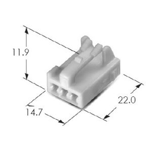 100mΩMin Korea Electric Terminal Housing MG651032 MG641035 Unsealed