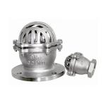 Silver Stainless Steel 304 316 Flanged Foot Valve with Screwed End and Butterfly