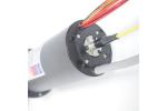 Four Gigabit Fiber Optic Rotary Joint , Rotary Joint Electrical Connector