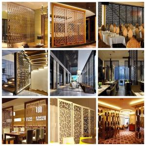 China OEM / ODM Contemporary Screen Room Divider Portable Divider Panels Fireproof factory