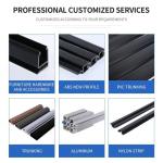 White Plastic Edge Trim PVC Strip PC Cover Diffuser Profiles for Alluminum