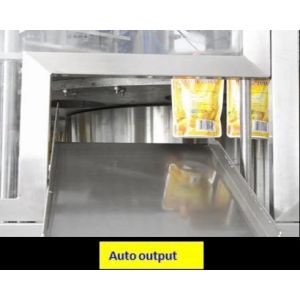 PLC Controlled Spout Pouch Filling Capping Machine with Automatic Bag Mouth