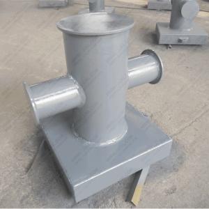 China Mooring Cleat Cross Bollard with Baseplate Marine Bollard Marine Bitt factory