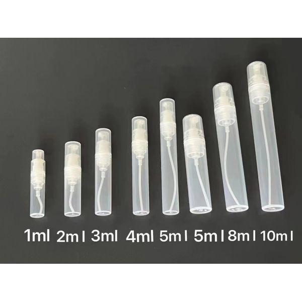 China 2ml 3ml 5ml Refillable PP Plastic Perfume Mist Bottle factory