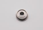 FR166ZZ Flanged Ball Bearing High Precision ABEC5 / ABEC3 Chromes Steel
