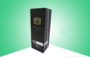 China Wine Hard Cardboard Packaging Boxes Thick Board Customized With Metal Tag factory