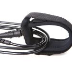 10ft 7mm Surfboard Leash String Long Board Leash Black Color Sturdy Design