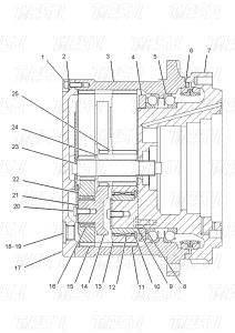China Custom Bolt On Hydraulic Swing Motor Travel Motor Drive Catalog For Excavator Travel Systems factory
