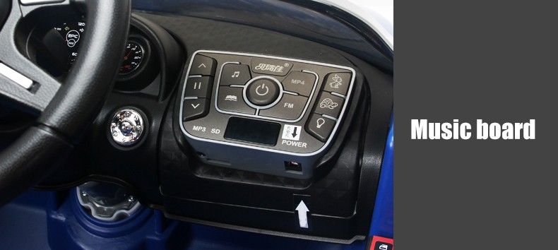 LED Mp3 Light 6v 12v Electric Children On Car Style and Fashion Ride On Toy for 3-8 Years Age