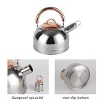 Nonstick Pots Capsule Bottom Glass Lid Round Knob 12 Pcs Stainless Steel