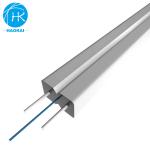 2core 6core FTTH Drop Cable Flat Fiber Optic Cable With Aramid Central Tube