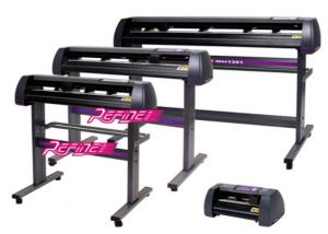 China 48 Inch Vinyl Printer Plotter Cutter Machine 0.127mm Precision With Aluminum Main Roller on sale