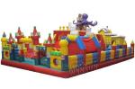 Waterproof Inflatable Funland , Octopus Paradise Kids Inflatable Playground