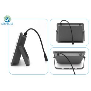 LED Solar Powered Flood Light Die Casting Aluminum Material IP65