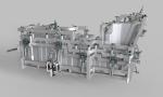 500L Fuel Plastic Tank Mold , Full Framework Heavy Clamps Rotomolding Molds