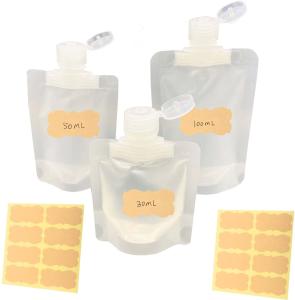 China Gravure Printing Custom Spout Pouch Liquid Stand Up Pouch 30/50/100ml factory