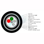 OEM Gytza53 Ftth Drop Fiber Optic Cable Lszh Ethernet Cable