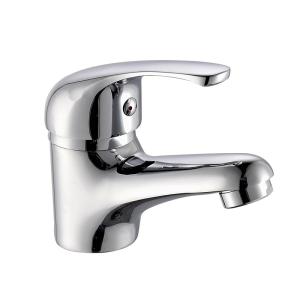 China Brass Single Hole Single Handle Basin Mixer In Chrome factory