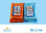 Spunlace Non Woven Wet Wipes Z / C Fold , Portable Travel Baby Face Wipes