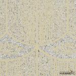 Yellow 0.53*10m/Roll Home Decor Plant Fiber Particle Wallpaper in Wholesale Rate