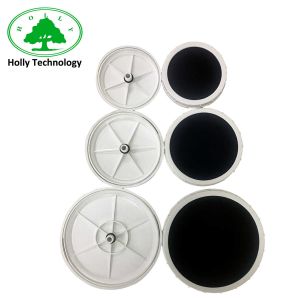 China 220 Mm Imported Membrane Disc Diffuser ,  Nano Micro Bubble Air Diffuser For Aeration on sale