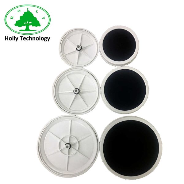 China 220 Mm Imported Membrane Disc Diffuser ,  Nano Micro Bubble Air Diffuser For Aeration factory
