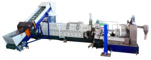 China 250kg/Hr - 300kg/Hr Single Screw Extruder Granulator For Plastic Recycling factory