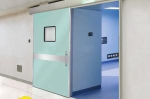 China Aluminum Frame Melamine MDF China Children Hospital Room Door,Clinic door factory