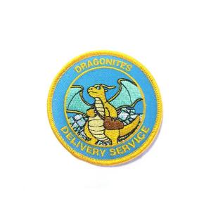 China Decorative Iron On Embroidered Patches Self Adhesive Fabric Badges factory