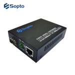 10/100/1000Base OEM Fiber Media Converter RJ45 SC Duplex 20KM
