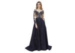Ladies Off - Shoulder Wedding Lace Muslim Evening Dress S-XXL Or Customized Size