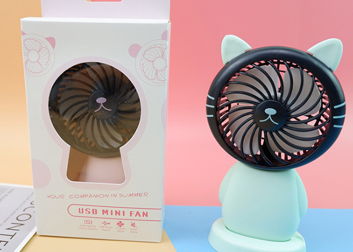 Cute diy christmas gifts cute cat mini fan usb charging fan cool diy gifts for friends