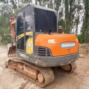 China 5550KG Doosan Dh60-7 Excavator Crawler With 0.2m3 Bucket Capacity factory