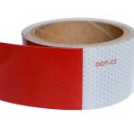 PET Microbeads DOT Reflective Tape Sticker For Truck Car