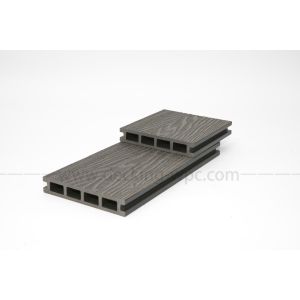 1.3%-1.4% Density Shanghai Loading Port 3D Deep Embossed Composite WPC Decking
