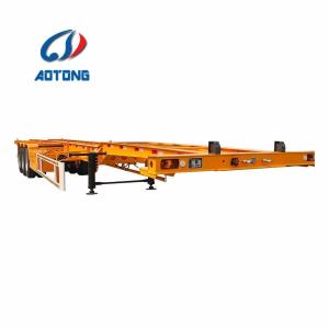 China 40ft Container Chassis and Skeleton Semi Trailer OE NO. Juyuan Trailer Steel Material factory