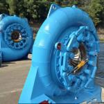 Water Turbine Generator 300KW-20MW Power Output Brushless Excitation Vertical