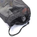 OEM Black Mesh Drawstring Bags Recycled Multi Functional For Golf Ball Mini