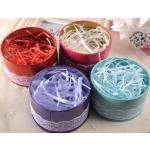 Offset Printing Wedding Light Purple Crinkle Paper 80gsm Gift Box Filling